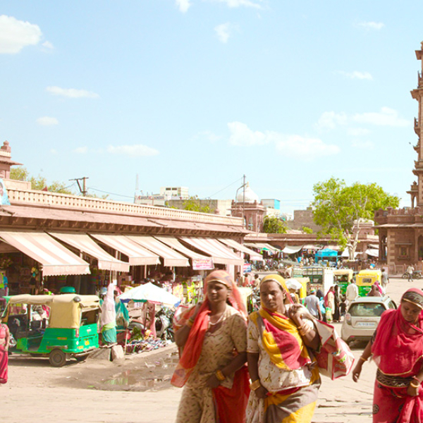 Clock Tower and the Market